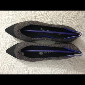 Rothy’s Retired Twilight Metallic Captoe Sz 8.0